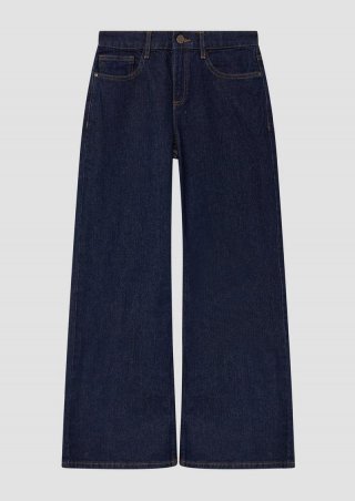 s.Oliver Jeans / Regular Fit / Mid Rise / Wide Leg - dunkelblau