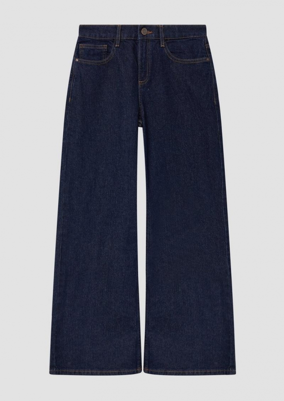 s.Oliver Jeans / Regular Fit / Mid Rise / Wide Leg - dunkelblau