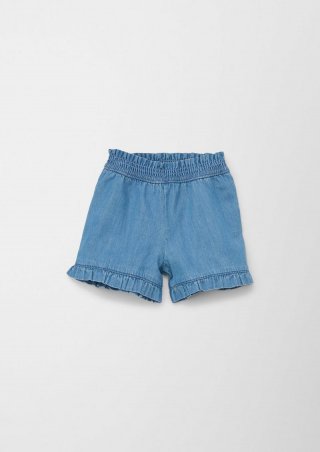 s.Oliver Jeans -Shorts / Regular Fit / High Rise / Elastischer Bund - blau