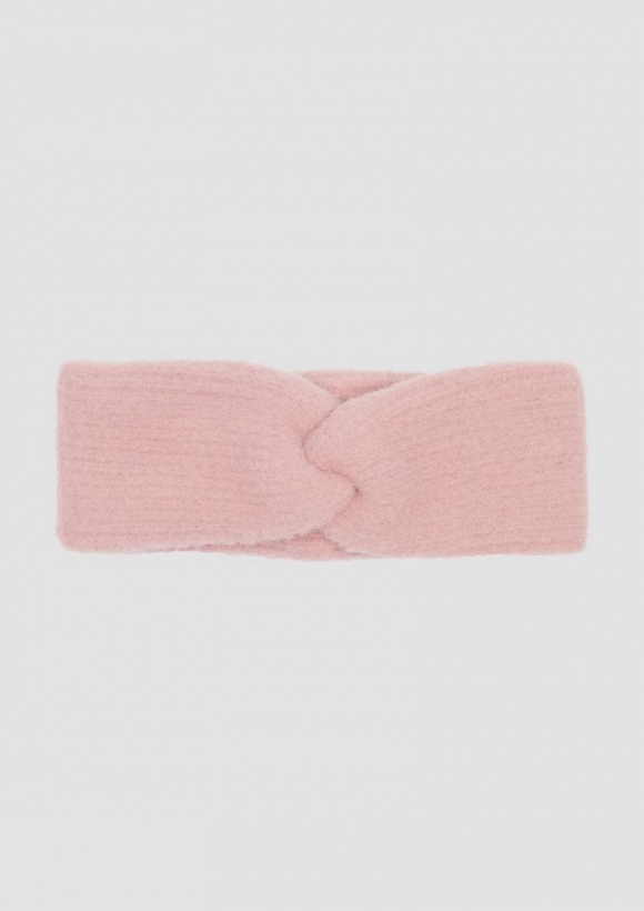 s.Oliver Flauschiges Stirnband mit Knoten-Detail - zartrosa