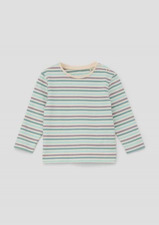 s.Oliver Longsleeve mit Querstreifen - helles sand