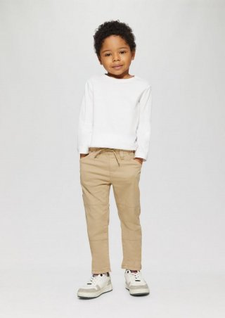 s.Oliver Jogpants Pelle / Regular Fit / Mid Rise / Straight Leg - beige