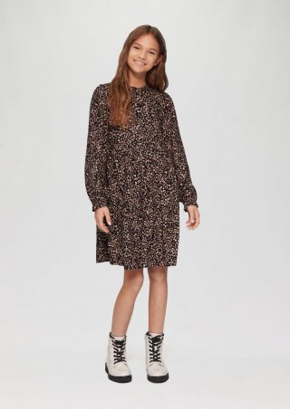 s.Oliver Kurzes Kleid im A-Shape - schwarz