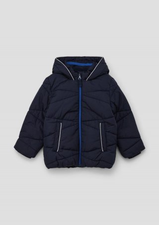 s.Oliver Steppjacke mit Print-Detail - navy