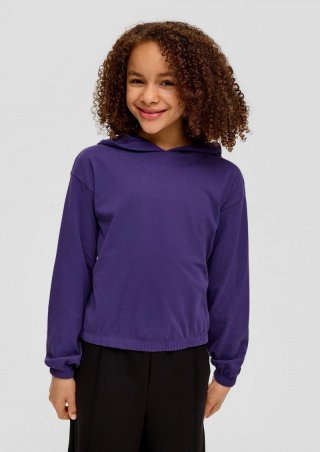 s.Oliver Longsleeve mit Kapuze - flieder
