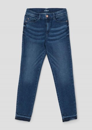 s.Oliver Ankle Jeans Suri / Regular Fit / Mid Rise / Slim Leg - blau