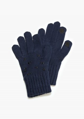 s.Oliver Handschuhe aus Modalmix - navy
