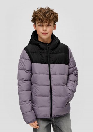 s.Oliver Steppjacke mit Kapuze - grau