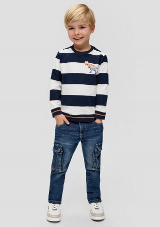 s.Oliver Jeans Pelle / Regular Fit / Mid Rise / Straight Leg / Cargotaschen - dunkelblau