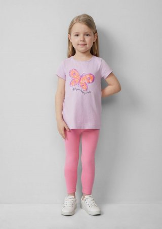 s.Oliver Leggings aus Baumwollstretch - altrosa