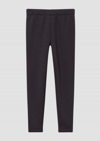 s.Oliver Kuschelige Ankle-Leggings aus Thermofleece - dunkelgrau