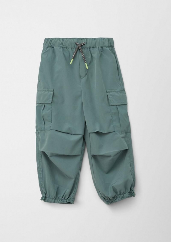 s.Oliver Hose im Cargo-Stil - petrol