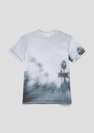 s.Oliver T-Shirt aus Baumwollmix - weiß