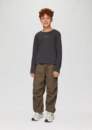 s.Oliver Hose im Parachute-Stil aus Nylon - sandfarben