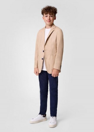 s.Oliver Chino Seattle / Regular Fit / Mid Rise / Slim Leg - navy