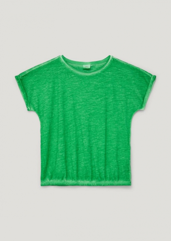 s.Oliver T-Shirt aus Baumwolle - grün