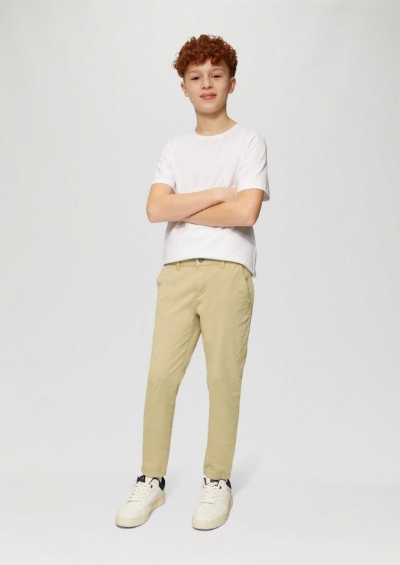 s.Oliver Chino Seattle / Regular Fit / Mid Rise / Slim Leg - beige
