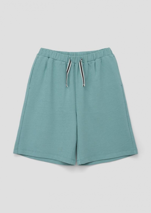 s.Oliver Wide Leg Hose mit Tunnelzug - petrol