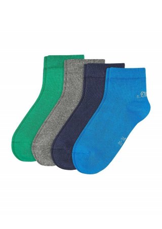 s.Oliver Socken im 4er-Pack - pastelltürkis