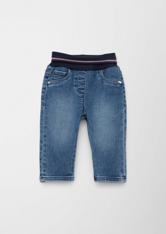 s.Oliver Jeans / Regular Fit / High Rise / Straight Leg - hellblau
