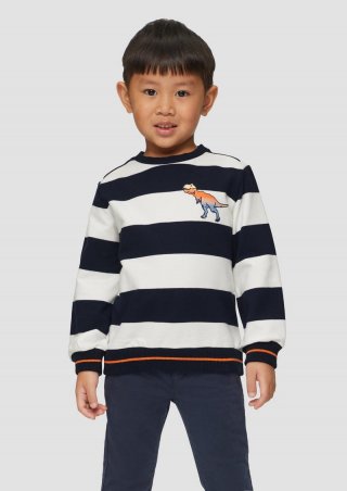 s.Oliver Sweatshirt mit Print-Detail - ecru