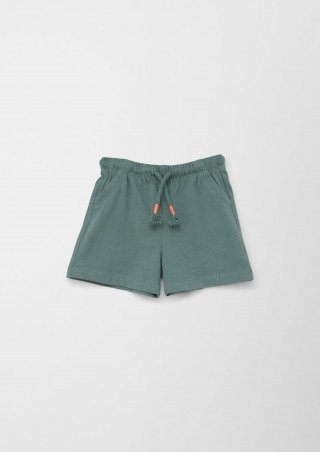 s.Oliver Shorts aus Baumwolle - petrol