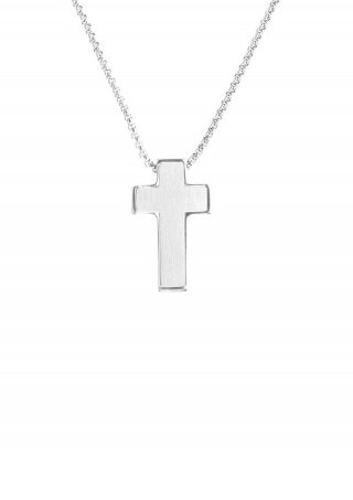 s.Oliver Kette mit gravierbarem Anhänger - silber