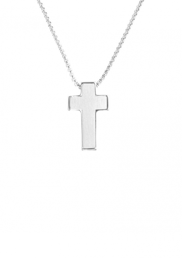 s.Oliver Kette mit gravierbarem Anhänger - silber