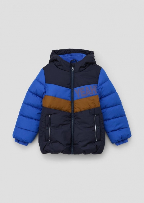 s.Oliver Steppjacke mit Fleece-Futter - navy