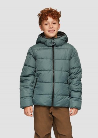 s.Oliver Wärmende Steppjacke mit Fleece-Futter - schiefergrau