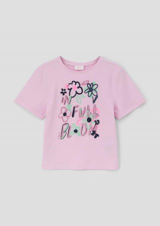 s.Oliver T-Shirt mit Artwork - rosa