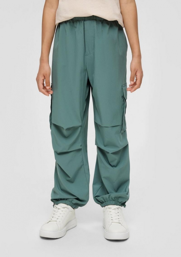 s.Oliver Parachute Pants im Cargo-Stil - petrol