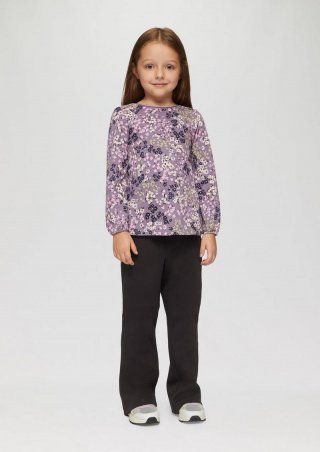 s.Oliver Leggings aus Interlockjersey mit Flared Leg - schwarz