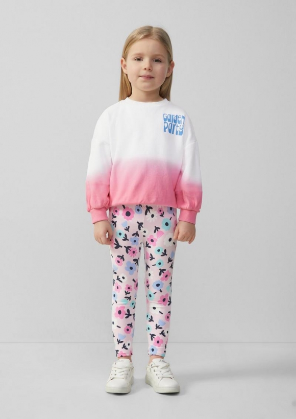 s.Oliver Leggings mit All-over-Print - altrosa