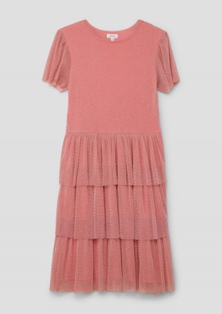 s.Oliver Kleid mit Volants - mango