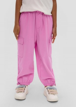 s.Oliver Relaxed: Hose mit Cargotaschen - pink