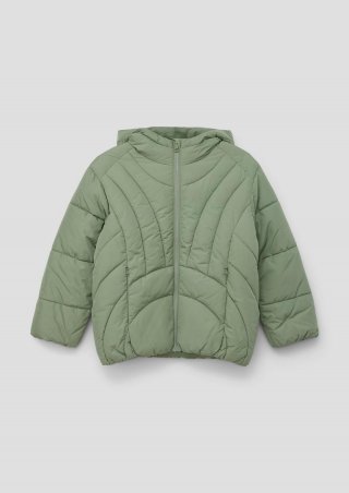 s.Oliver Oversized Steppjacke mit Reißverschlusstaschen - minze