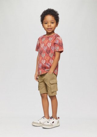 s.Oliver Bermuda Brad / Slim Fit / Mid Rise / Slim Leg / Cargo-Taschen - sandstein