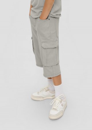 s.Oliver Denim im Cargo-Stil - taubengrau