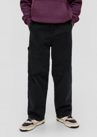 s.Oliver Baggy-Jeans / Loose Fit / Mid Rise / Straight leg - schwarz