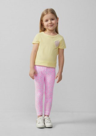 s.Oliver Leggings mit All-over-Print - mehrfarbig