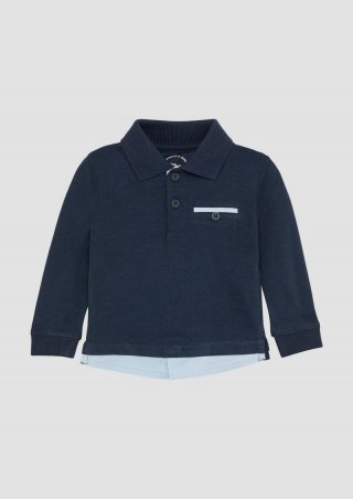 s.Oliver Poloshirt in 2-in-1-Optik - navy
