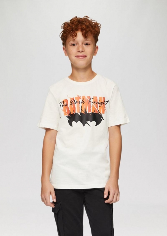 s.Oliver T-Shirt mit Batman®-Print - ecru