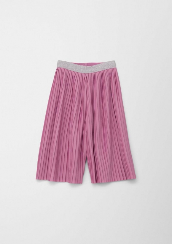 s.Oliver Culotte mit Plisseefalten - pink