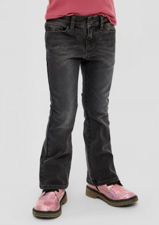 s.Oliver Jeans Betsy / Regular Fit / Mid Rise / Slim Leg - dunkelgrau