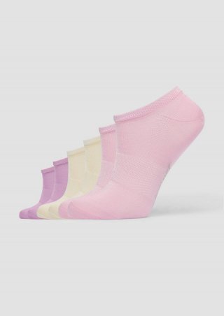 s.Oliver Kurze Socken im 6er-Pack - perlmuttrosa