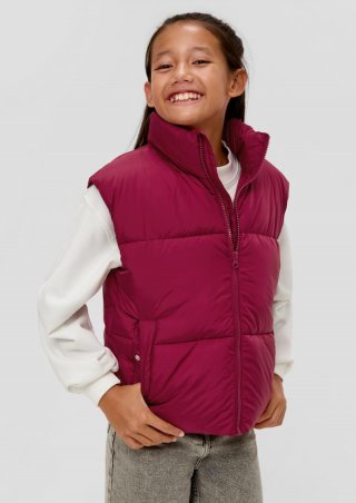 s.Oliver Wattierte Steppweste - fuchsia