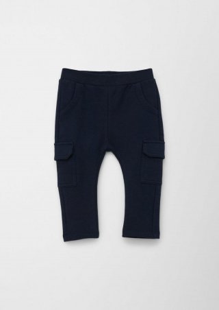 s.Oliver Sweatpants mit Cargotaschen - navy