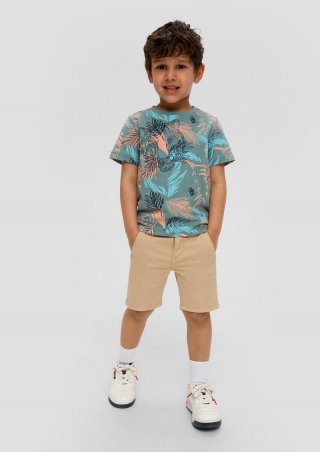 s.Oliver T-Shirt mit All-over-Print - minze