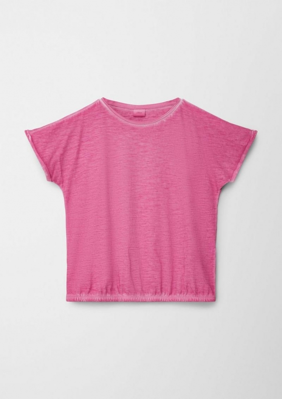 s.Oliver T-Shirt aus Baumwolle - pink
